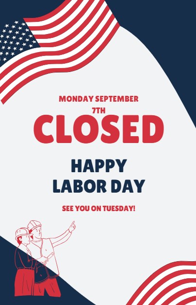 City Hall Closed for Labor Day
